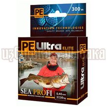 Шнур PE Ultra Elite Sea Profi 300м 0.40мм 37,5кг