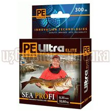 Шнур PE Ultra Elite Sea Profi 300м 0.35мм 32,6кг