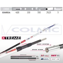 Ручка подсака Colmic Ares 4м (телескопическая)