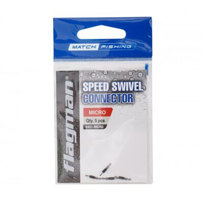 Вертлюг быстросъёмный Flagman Speed Swivel Connector Micro 5 шт.