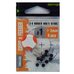 Стопор HitFish Carp&Feeder S-6 Rubber Multi Beads #1 3мм (9 шт.)
