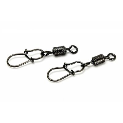 Застёжка с вертлюгом HitFish X-Patten Rolling Swivel With Round Snap #12 (6шт. 8.0кг)