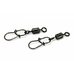 Застёжка с вертлюгом HitFish X-Patten Rolling Swivel With Round Snap #12 (6шт. 8.0кг)