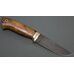 Нож Егерь кованый, XB5, ореховый кап, мельхиор