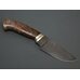 Нож Разделочный кованый, XB5, ореховый кап, мельхиор