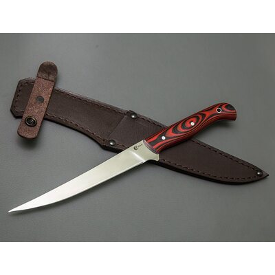 Нож Рыбный-1 кованый, сталь AUS-8, рукоятка G10