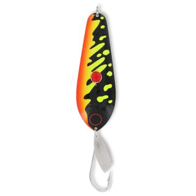 Блесна Kuusamo Rasanen с камнем 120мм 36г цвет Black Pike-B
