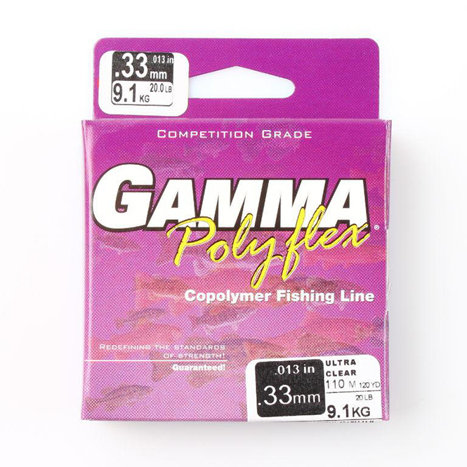Леска Gamma Polyflex Copolymer Fishing Line 110м 0.25мм 5.9кг