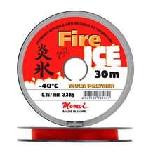 Леска Momoi Fire Ice 30м 0.167мм 3.3кг красная