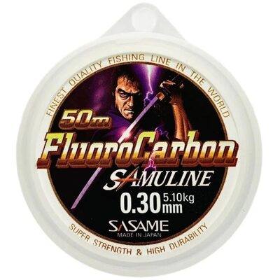 Флюорокарбон Sasame FluoroCarbon Samuline 50м 0.30мм 5.10кг