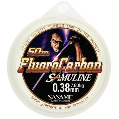 Флюорокарбон Sasame FluoroCarbon Samuline 50м 0.38мм 7.80кг