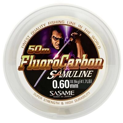 Флюорокарбон Sasame FluoroCarbon Samuline 50м 0.60мм 18.9кг