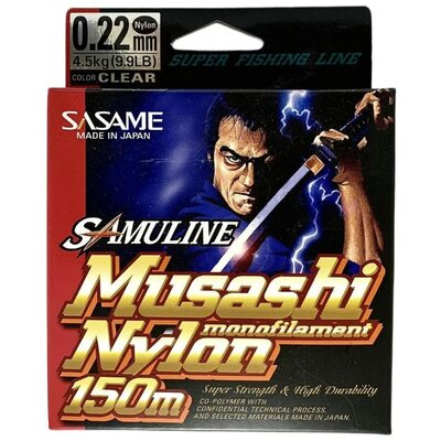 Леска Sasame Musashi Nylon Samuline 150м 0.22мм 4.5кг