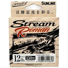 Леска Sunline Troutist Stream Roman 150м 0.285мм 5.45кг/12lb Леска Sunline Troutist Stream Roman 150м 0.285мм 5.45кг/12lb