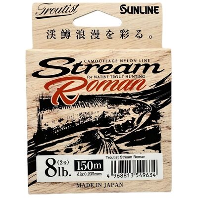 Леска Sunline Troutist Stream Roman 150м 0.235мм 3.63кг/8lb