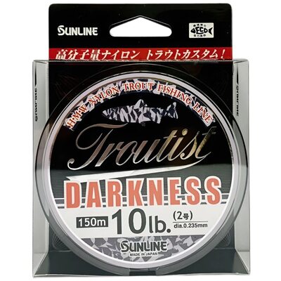 Леска Sunline Troutist Darkness 150м 0.235мм 5.0кг/10lb