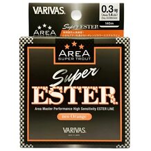 Леска эстер Varivas Super Trout Area Super Ester Neo Orange 150м #0.3 0.09мм 1.4lb/0.64кг