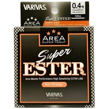 Леска эстер Varivas Super Trout Area Super Ester Neo Orange 150м #0.4 0.104мм 2.1lb/0.95кг