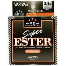 Леска эстер Varivas Super Trout Area Super Ester Neo Orange 150м #0.4 0.104мм 2.1lb/0.95кг