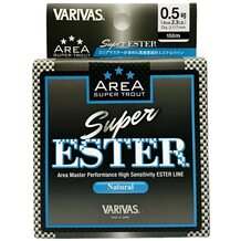 Леска эстер Varivas Super Trout Area Super Ester Natural 150м #0.5 0.117мм 2.3lb/1.04кг