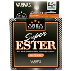 Леска эстер Varivas Super Trout Area Super Ester Neo Orange 150м #0.5 0.117мм 2.3lb/1.04кг