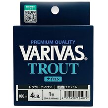 Леска Varivas Trout Nylon Natural 100м #1 0.165мм 4lb/1.81кг