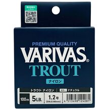 Леска Varivas Trout Nylon Natural 100м #1.2 0.185мм 5lb/2.27кг