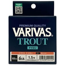 Леска Varivas Trout Nylon Orange 100м #1.5 0.205мм 6lb/2.72кг Леска Varivas Trout Nylon Orange 100м #1.5 0.205мм 6lb/2.72кг