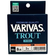 Леска Varivas Trout Nylon Orange 100м #2 0.235мм 8lb/3.63кг