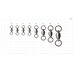 Вертлюг SASAME 310-A Ball Bearing Swivel #0 (3шт. 27кг)