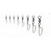 Вертлюг с застёжкой SASAME 310-C Ball Bearing Swivel Lock #3 (3шт. 28кг)