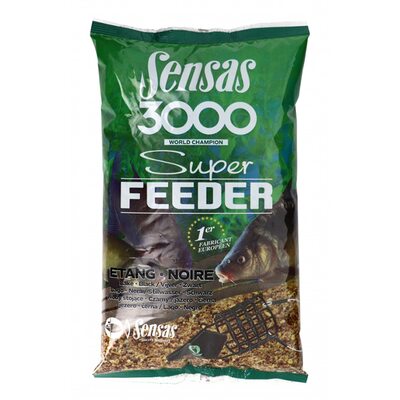 Прикормка Sensas 3000 Super Feeder Lake Black 1кг