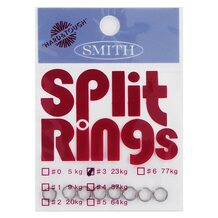 Кольцо заводное Smith Split Ring Stanless #3 (8шт. 23.0кг)
