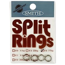 Кольцо заводное Smith Split Ring Stanless #6 (4шт. 77.0кг)