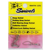 Застёжки Smith Cross-Lock Rolling Swivel #3 4шт.