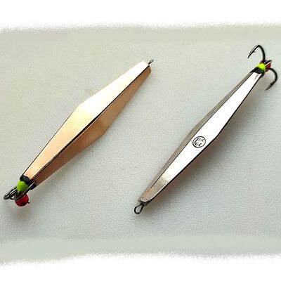 Блесна Кобона 7 впай с яйцом 57мм 10.0гр бериль-мельхиор Блесна Кобона 7 впай с яйцом 57мм 10.0гр бериль-мельхиор