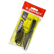 Монтаж фидерный Dunaev Inline Feeder Gum с кормушкой 80г