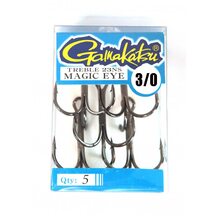 Тройник Gamakatsu Treble 23NS Magic Eye #3/0 (5 шт.)