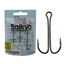 Двойник Saikyo KH-11040 Double hook Long shank #8 (9шт.)