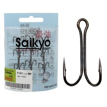 Двойник Saikyo KH-11041 Double hook Normal shank  #1/0 (6шт.)