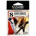 Крючок SASAME F-741 Keiryu Ringed  #8 Black Nickel (15шт.)