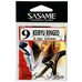 Крючок SASAME F-741 Keiryu Ringed  #9 Black Nickel (15шт.)