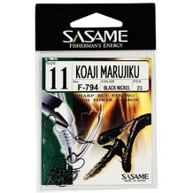 Крючок SASAME F-794 Koaji Marujiku #11 Black Nickel (23шт.)