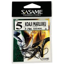Крючок SASAME F-794 Koaji Marujiku  #5 Black Nickel (20шт.)