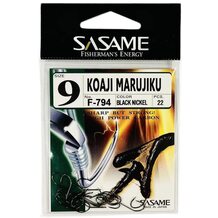 Крючок SASAME F-794 Koaji Marujiku  #9 Black Nickel (22шт.)