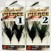 Тройники RYUGI HFP047 Feather Pierce Treble #2 Black (2шт.)