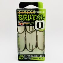 Тройники RYUGI HPB074 Pierce Treble Brutal TC #0 (4шт.)