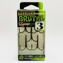 Тройники RYUGI HPB074 Pierce Treble Brutal TC #3 (5шт.)