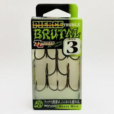 Тройники RYUGI HPB074 Pierce Treble Brutal TC #3 (5шт.)