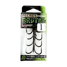 Тройники RYUGI HPB074 Pierce Treble Brutal TC #1 (4шт.)